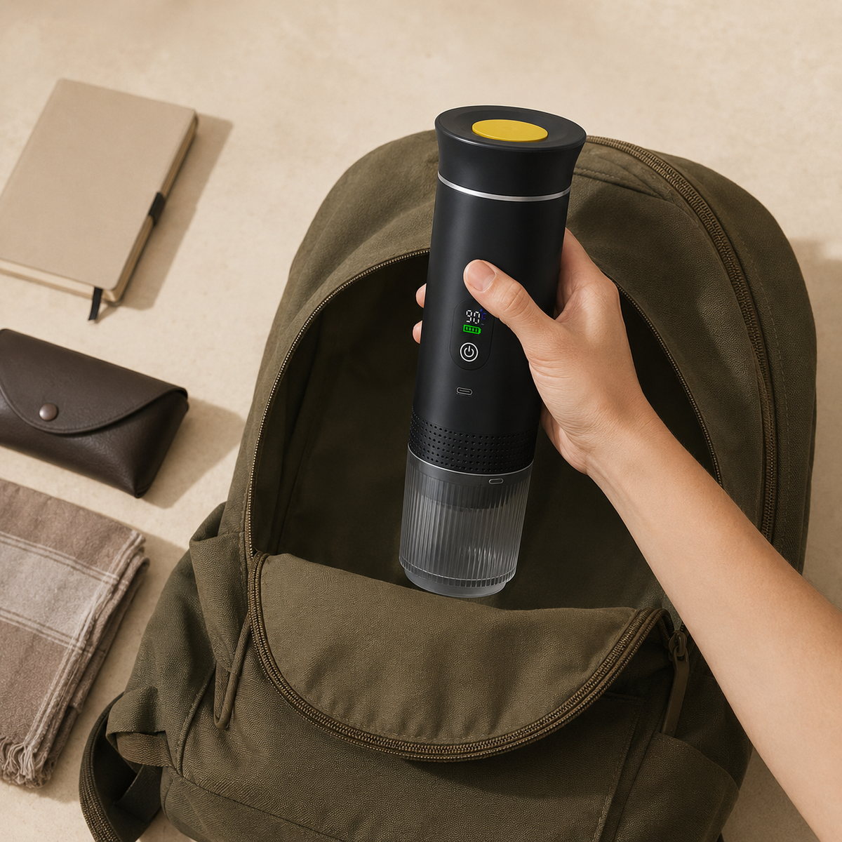 BrewGo™ 3-in-1 Portable Espresso Maker