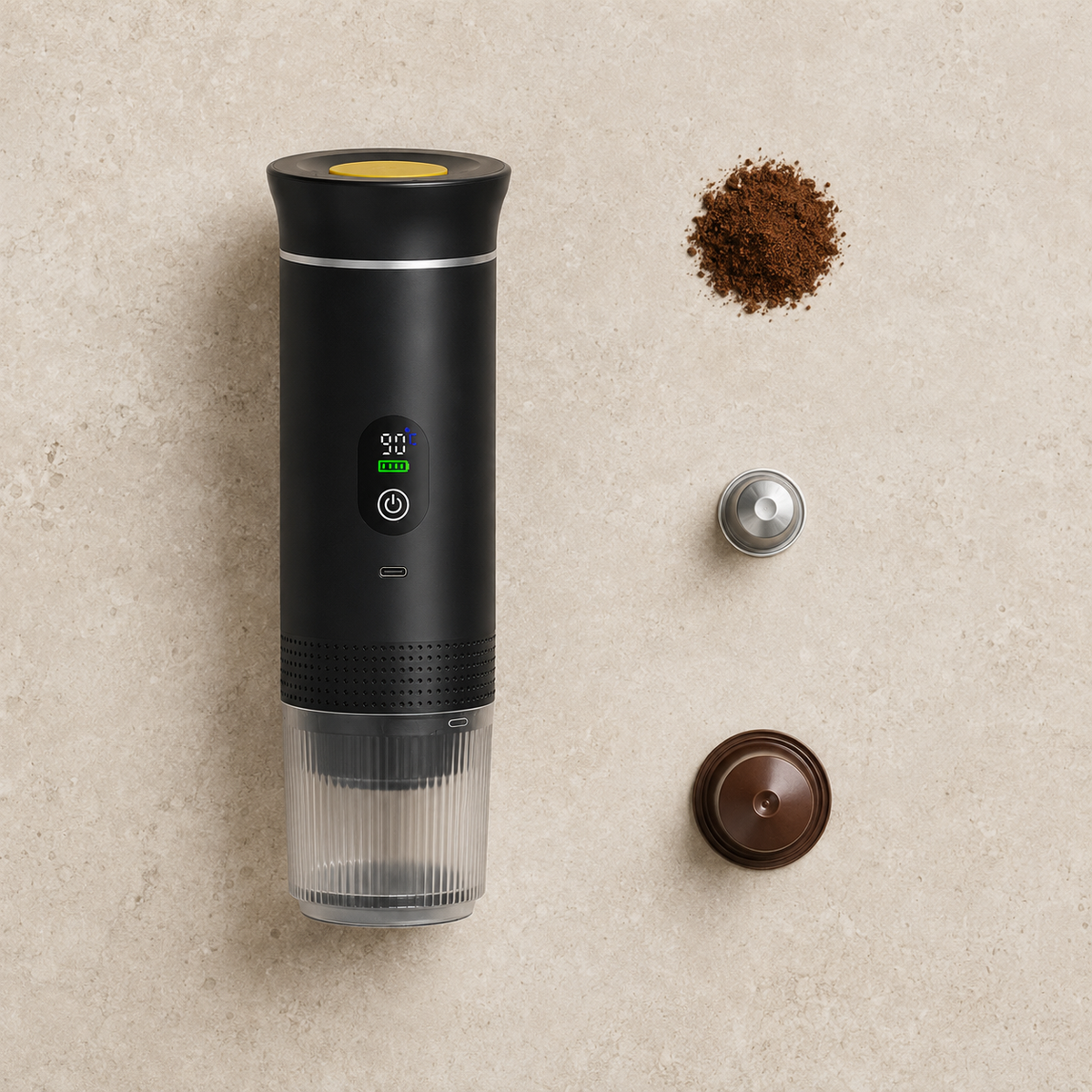 BrewGo™ 3-in-1 Portable Espresso Maker
