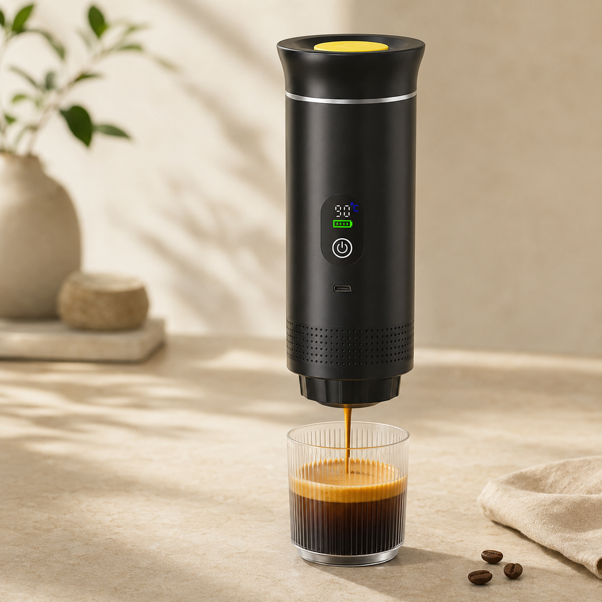 BrewGo™ 3-in-1 Portable Espresso Maker