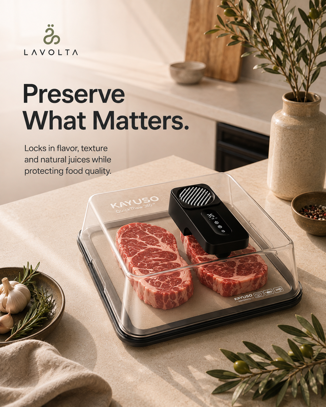 QuickThaw 360™ Smart Defrosting Box