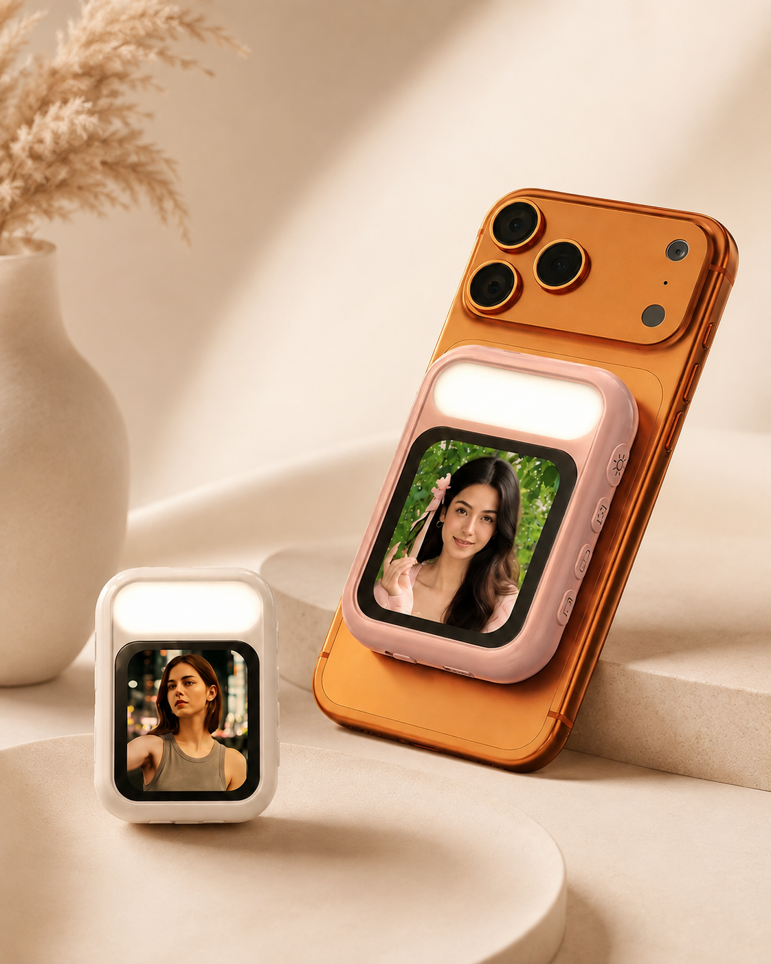 VlogView™ Magnetic Selfie Monitor with Fill Light