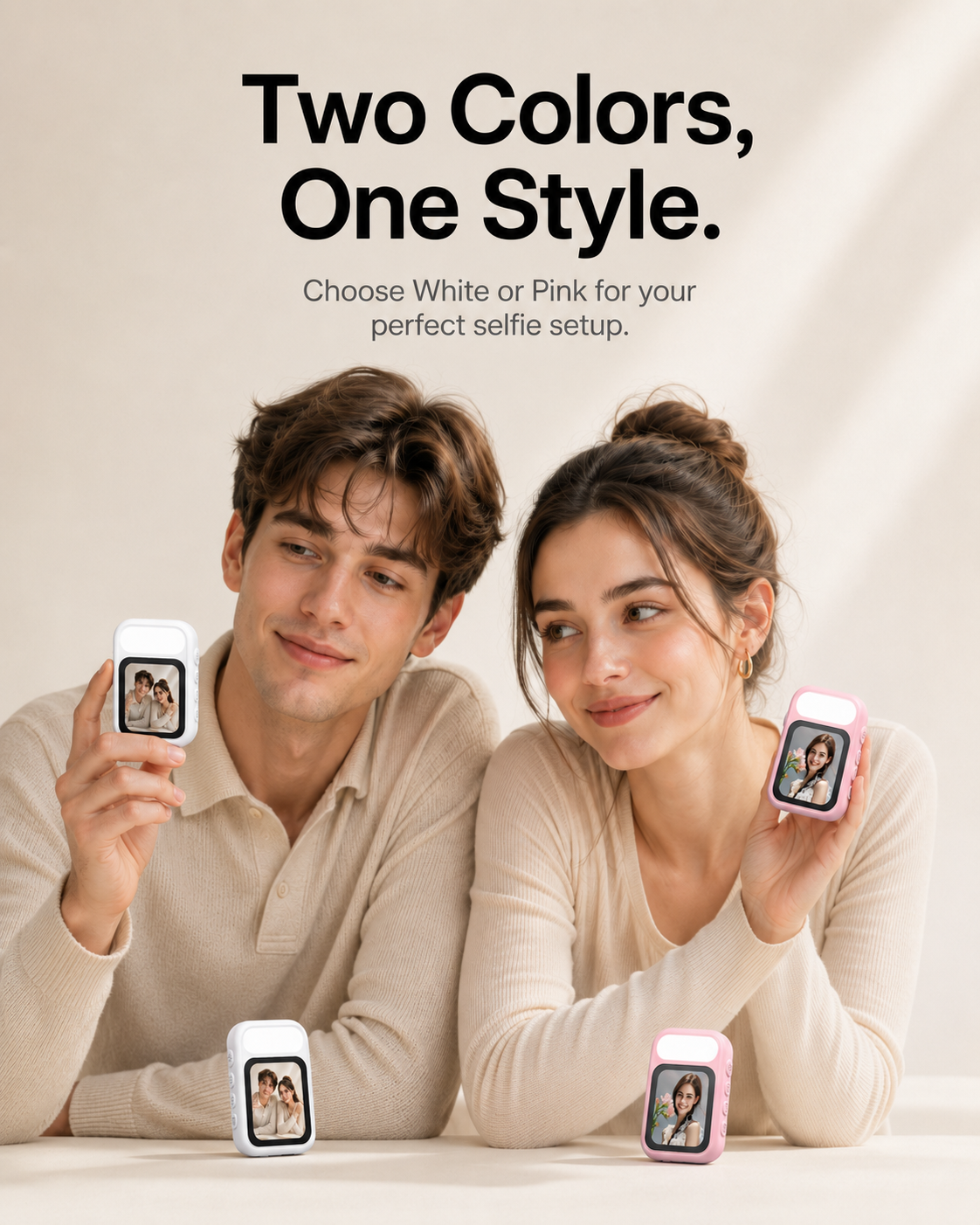 VlogView™ Magnetic Selfie Monitor with Fill Light