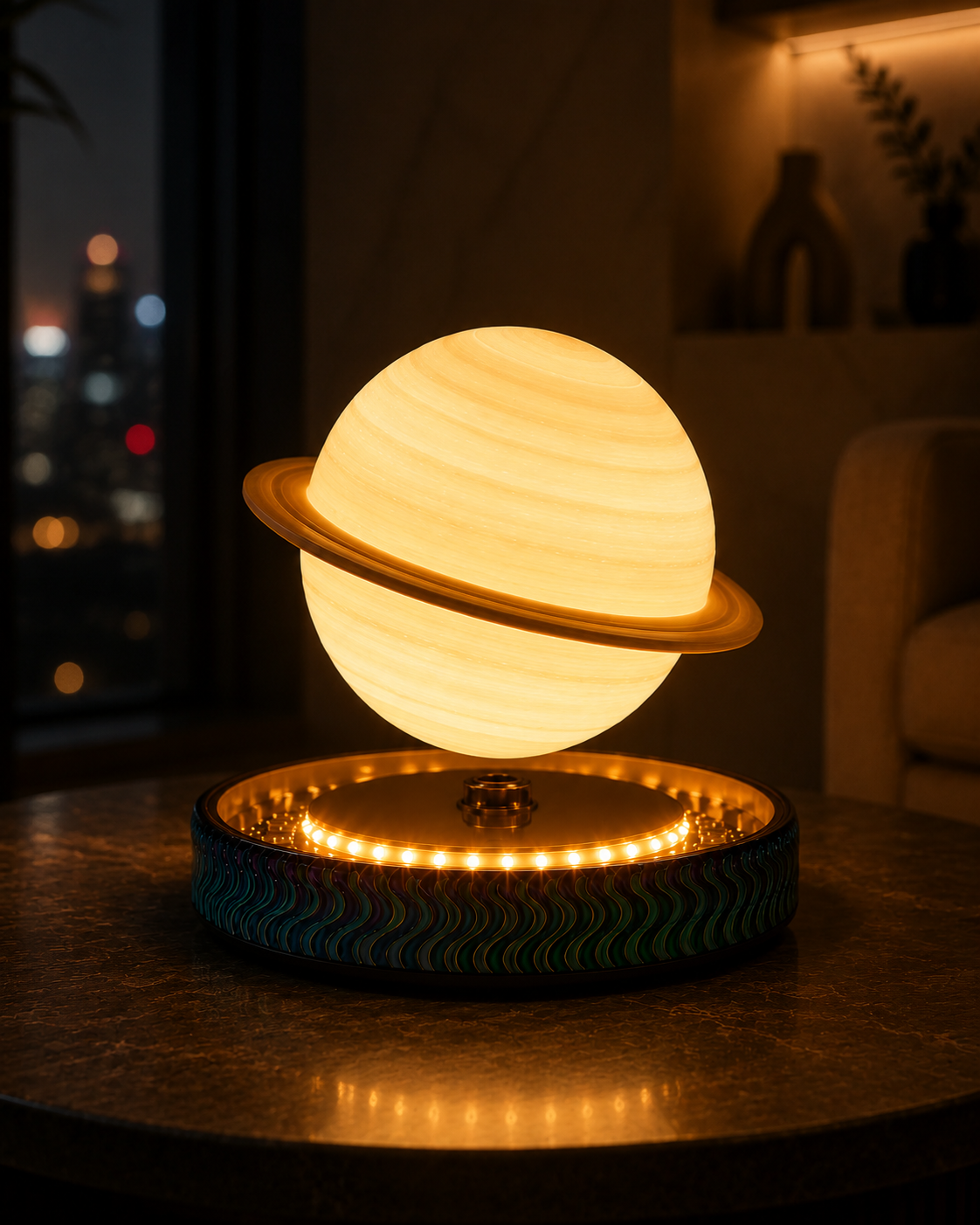 Celestia™ Levitating Saturn Lamp